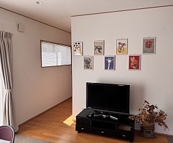 大好きな絵がお出迎え